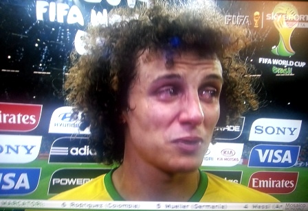 il pianto di David Luiz